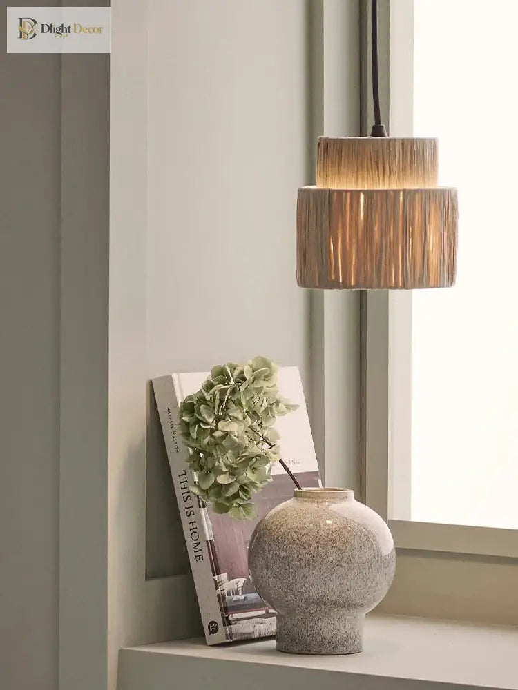 Artful Rattan Pendant Light | Bedroom &amp; Bedside Lighting