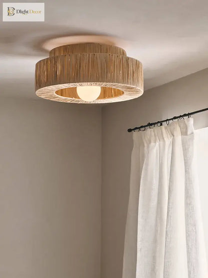 Artful Rattan Pendant Light | Bedroom &amp; Bedside Lighting