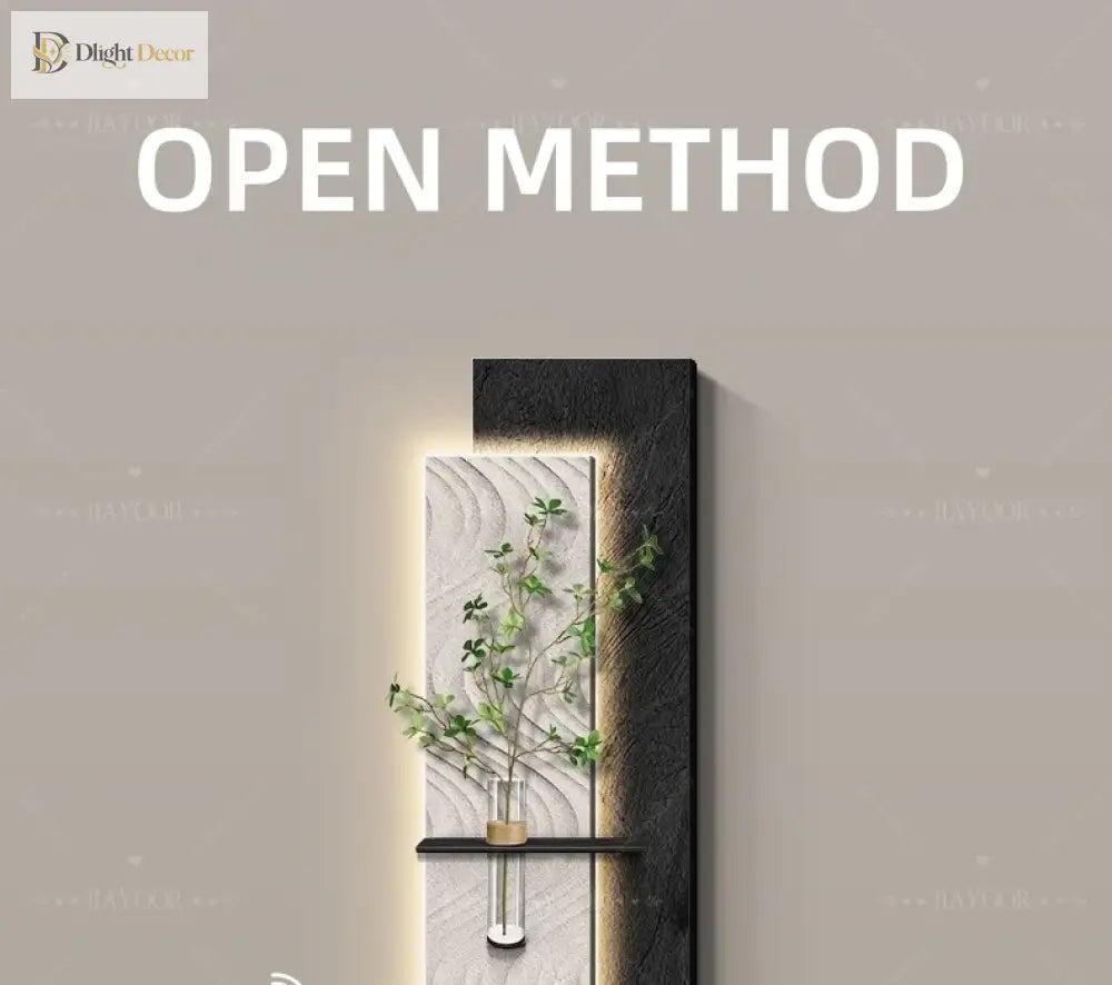 Artistic LED Wall Art Light | Modern Interior Home Lighting