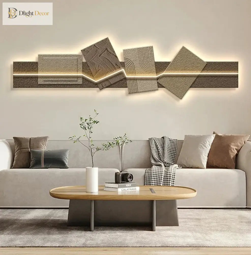 Artistic LED Wall Art Light | Modern Interior Home Lighting