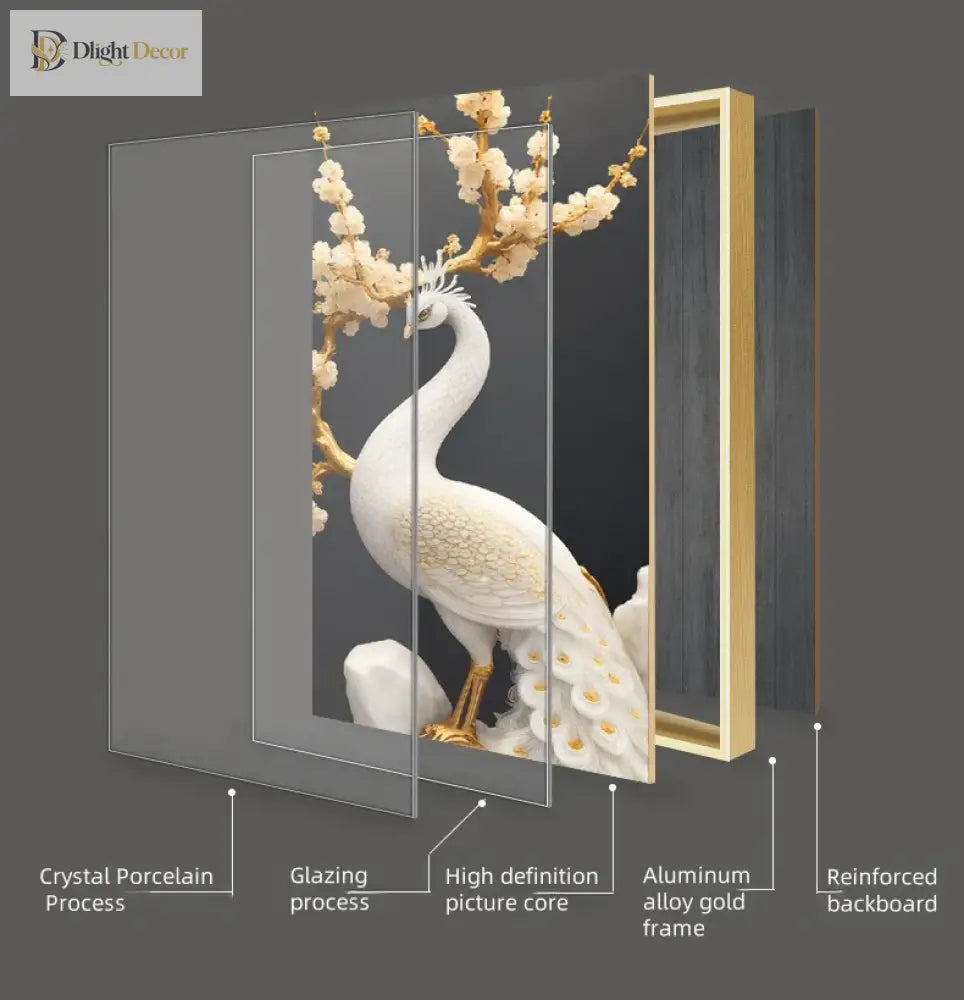 Artistic LED Wall Art Light | Modern Interior Home Lighting