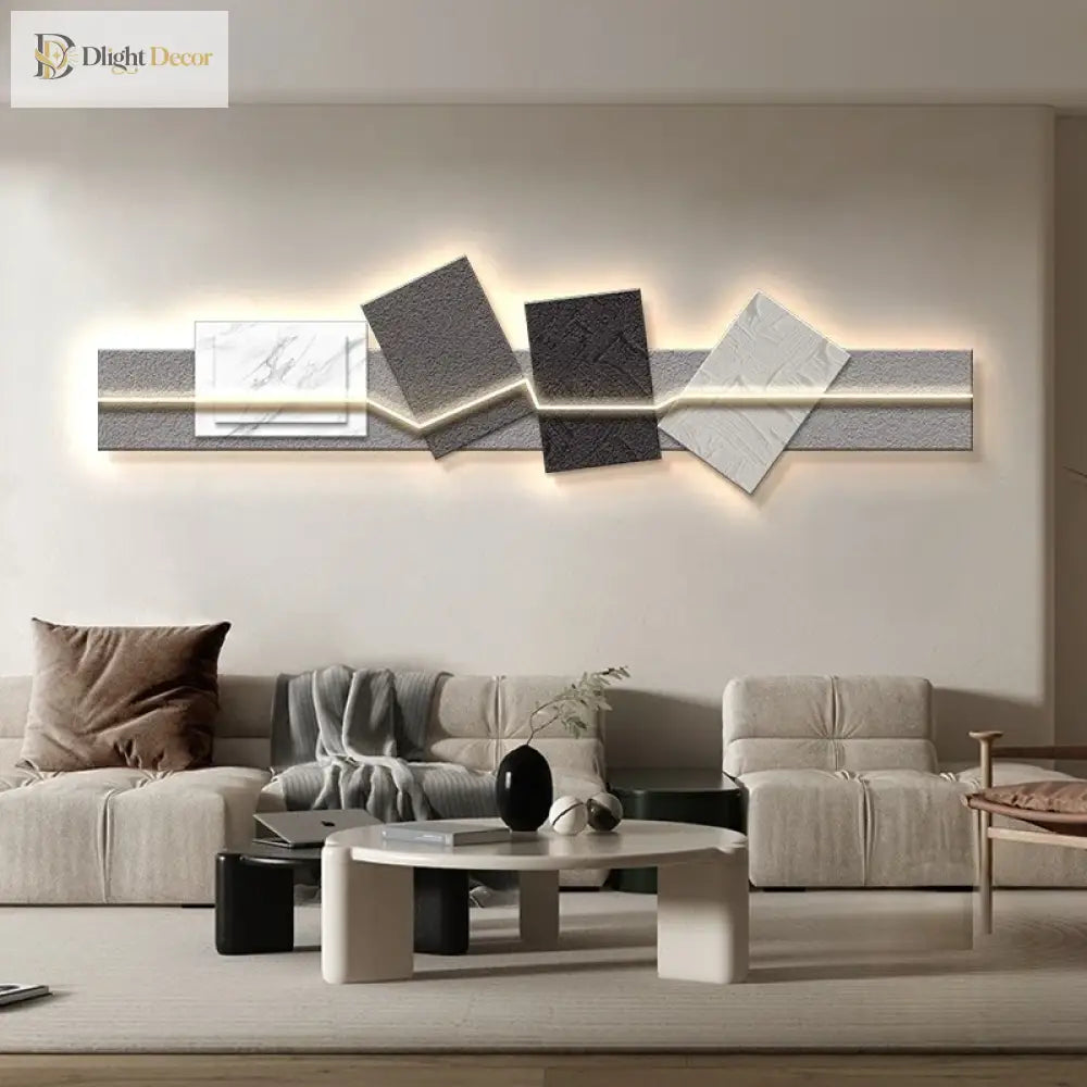 Artistic LED Wall Art Light | Modern Interior Home Lighting