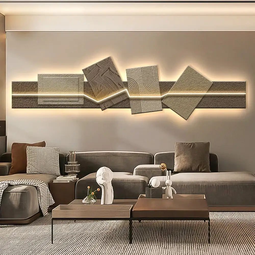 Artistic LED Wall Art Light | Modern Interior Home Lighting
