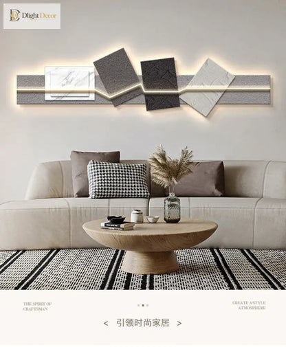 Artistic LED Wall Art Light | Modern Interior Home Lighting