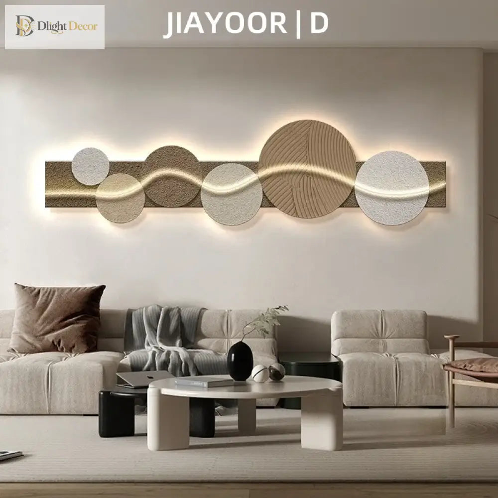Artistic LED Wall Art Light | Modern Interior Home Lighting