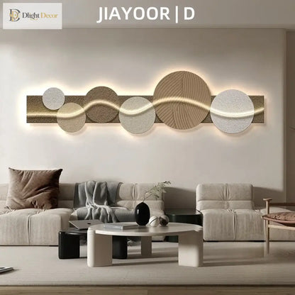Artistic LED Wall Art Light | Modern Interior Home Lighting