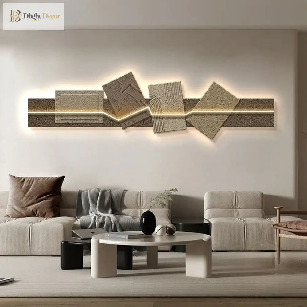 Artistic LED Wall Art Light | Modern Interior Home Lighting