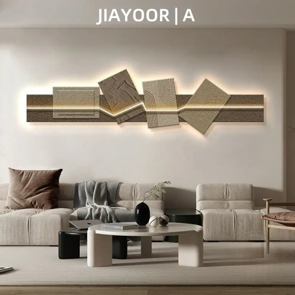 Artistic LED Wall Art Light | Modern Interior Home Lighting