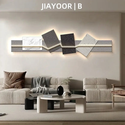 Artistic LED Wall Art Light | Modern Interior Home Lighting