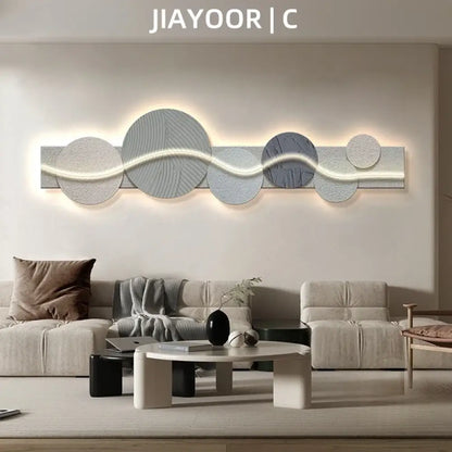 Artistic LED Wall Art Light | Modern Interior Home Lighting
