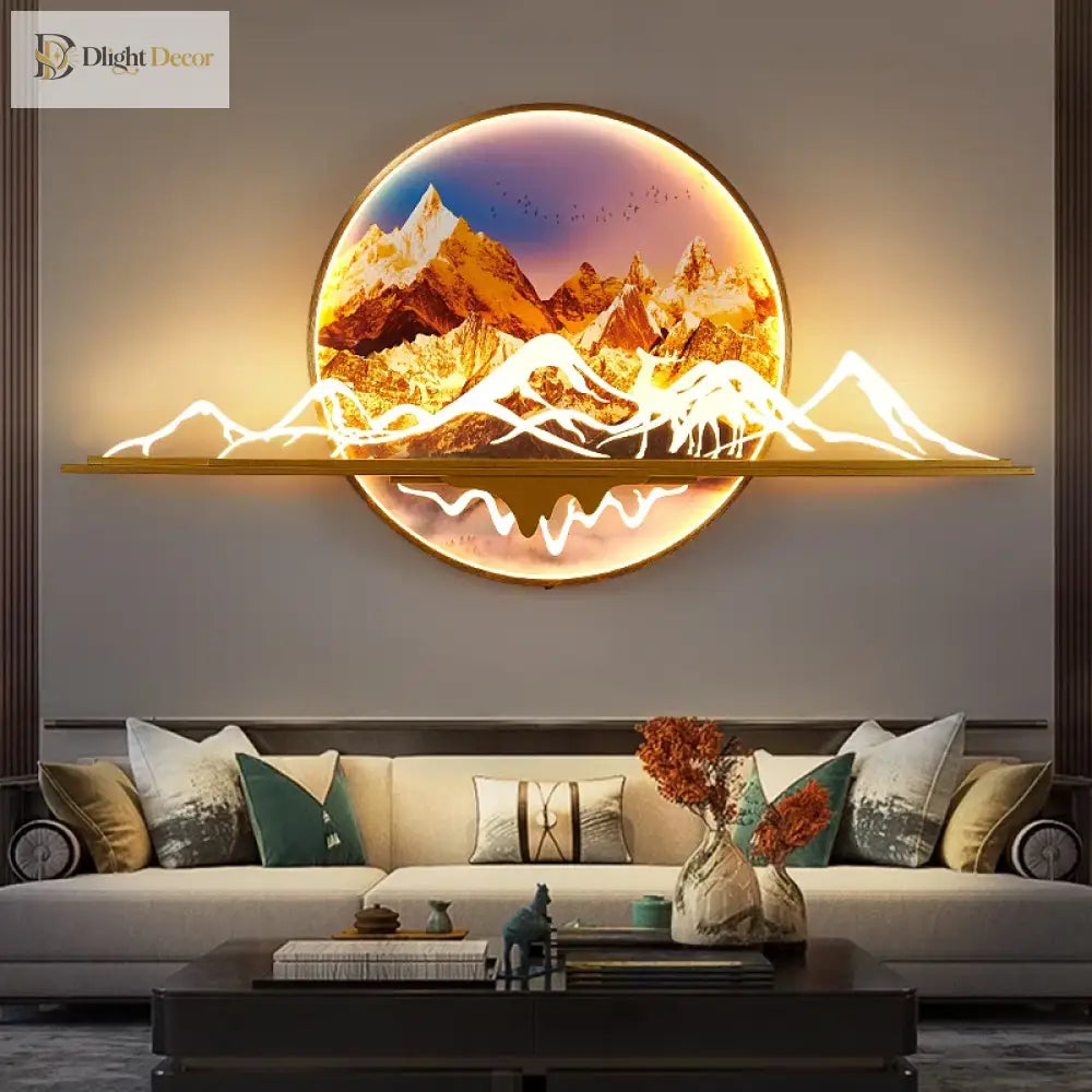 Artistic LED Wall Art Light | Modern Interior Lighting