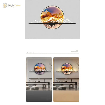 Artistic LED Wall Art Light | Modern Interior Lighting