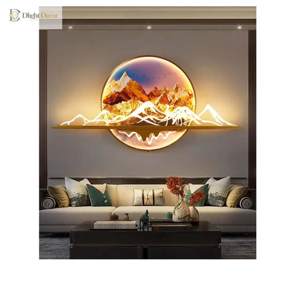 Artistic LED Wall Art Light | Modern Interior Lighting