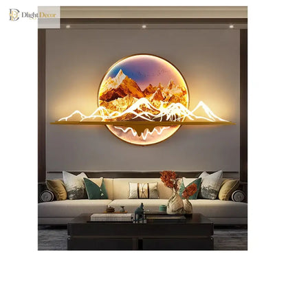 Artistic LED Wall Art Light | Modern Interior Lighting
