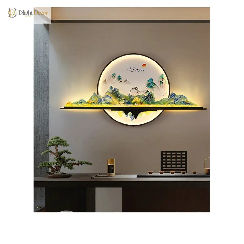Artistic LED Wall Art Light | Modern Interior Lighting