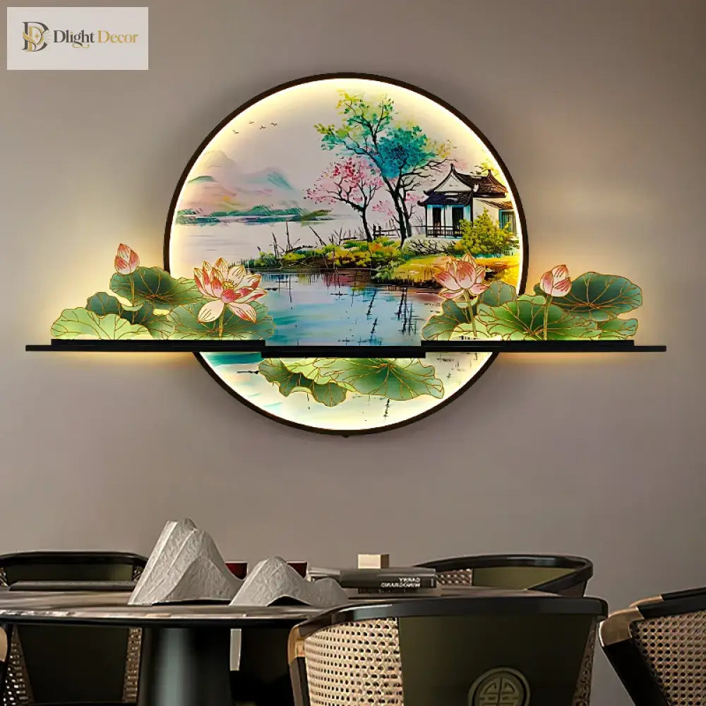 Artistic LED Wall Art Light | Modern Interior Lighting