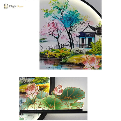 Artistic LED Wall Art Light | Modern Interior Lighting