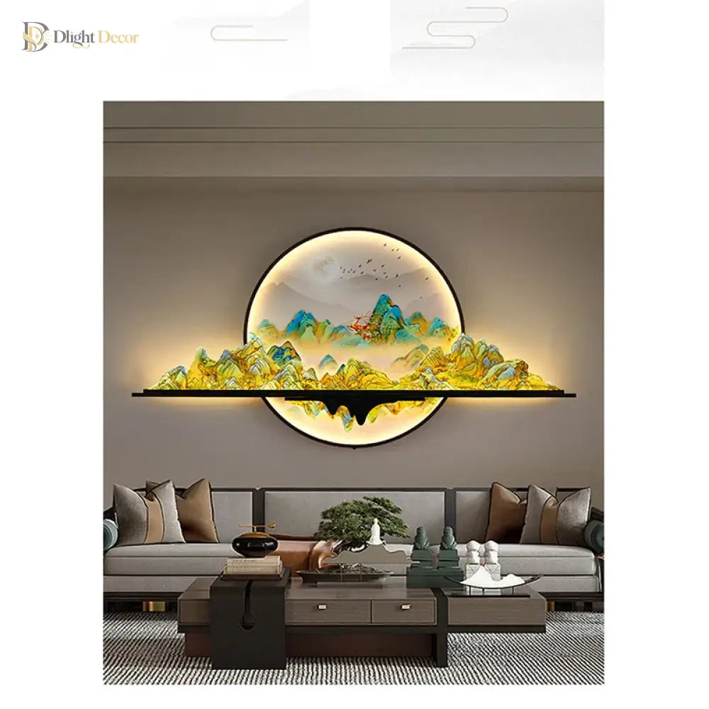 Artistic LED Wall Art Light | Modern Interior Lighting