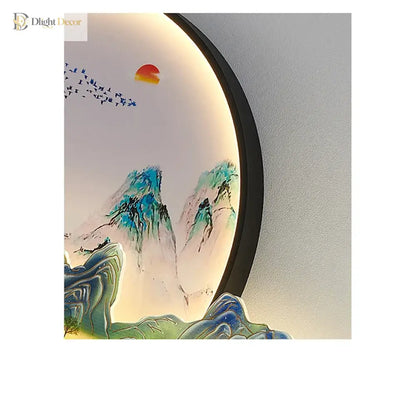 Artistic LED Wall Art Light | Modern Interior Lighting