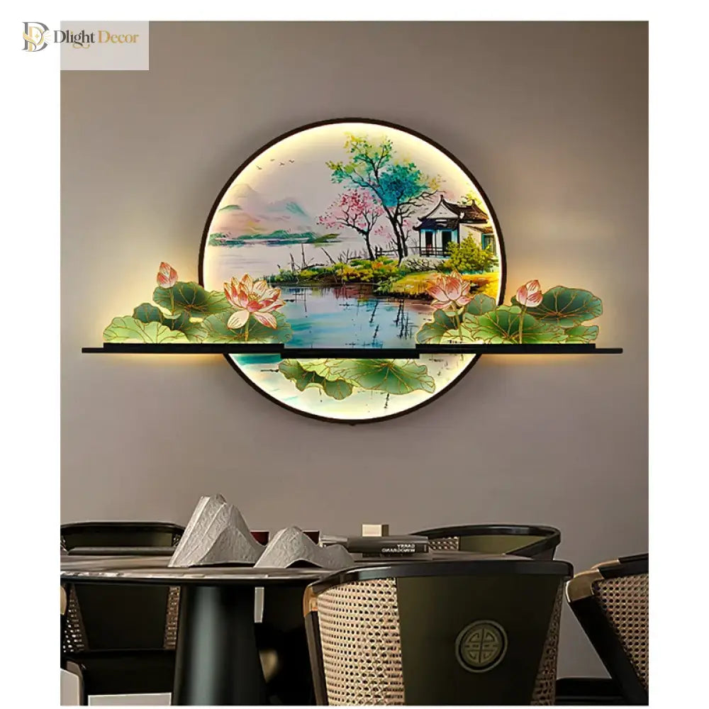 Artistic LED Wall Art Light | Modern Interior Lighting