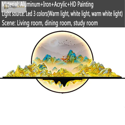 Artistic LED Wall Art Light | Modern Interior Lighting