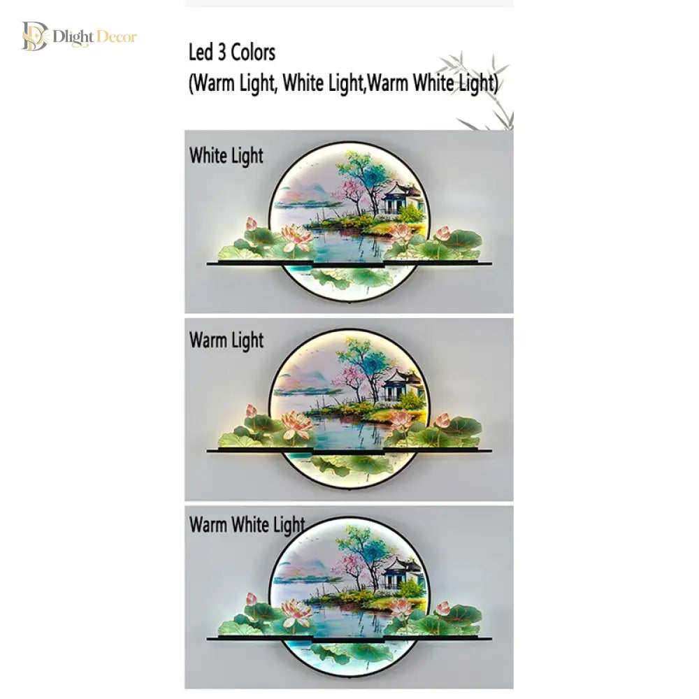 Artistic LED Wall Art Light | Modern Interior Lighting