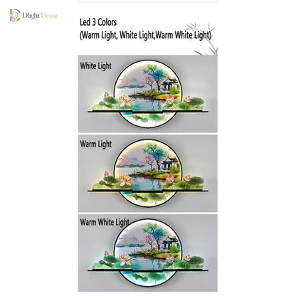 Artistic LED Wall Art Light | Modern Interior Lighting