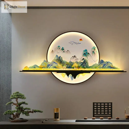Artistic LED Wall Art Light | Modern Interior Lighting