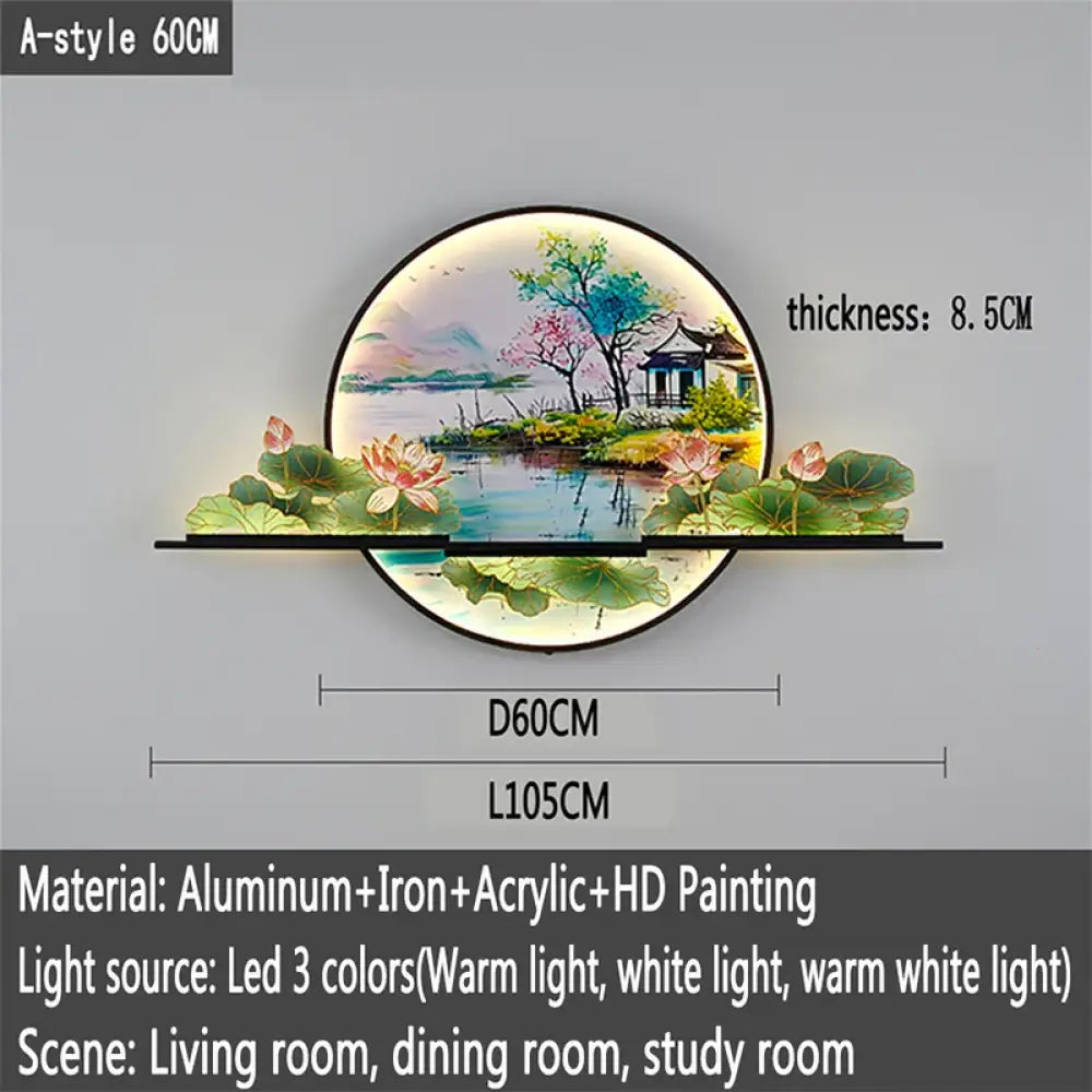 Artistic LED Wall Art Light | Modern Interior Lighting