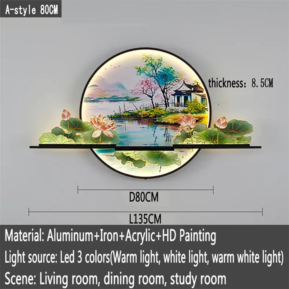 Artistic LED Wall Art Light | Modern Interior Lighting