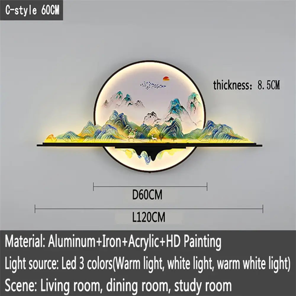 Artistic LED Wall Art Light | Modern Interior Lighting