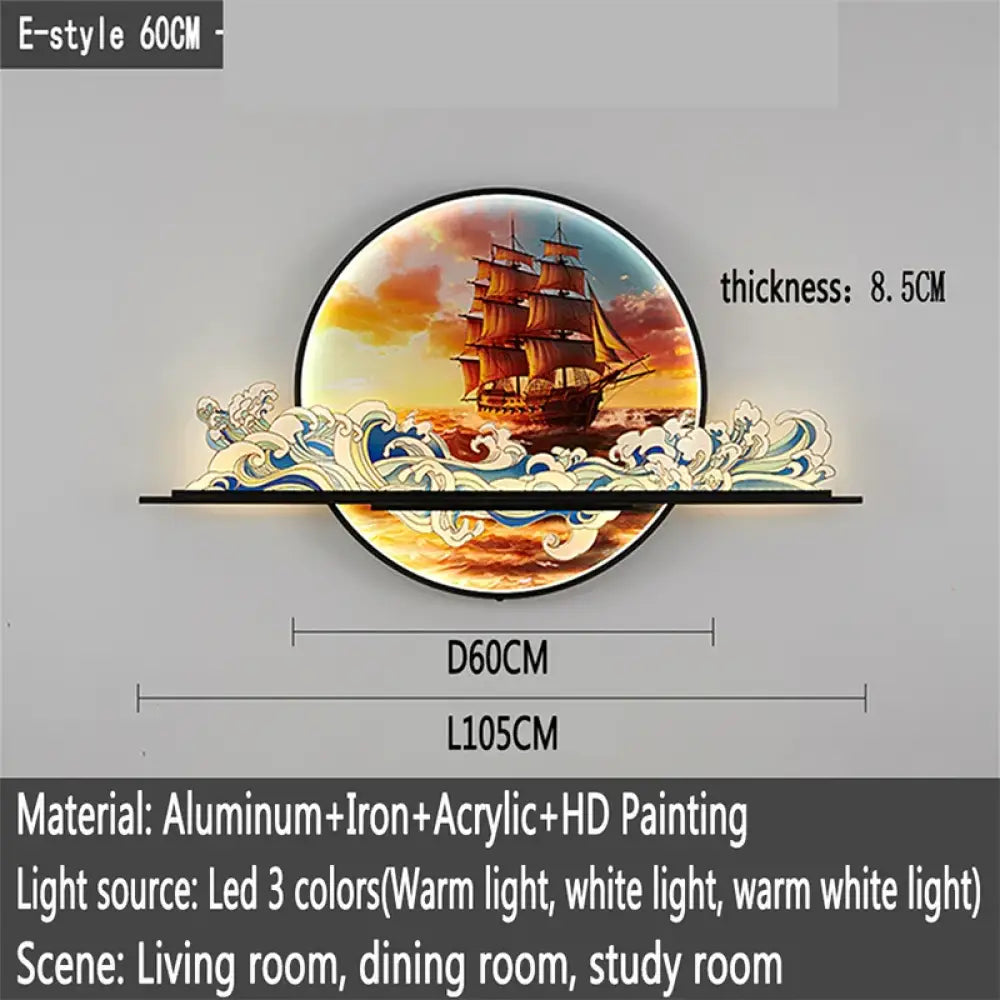 Artistic LED Wall Art Light | Modern Interior Lighting