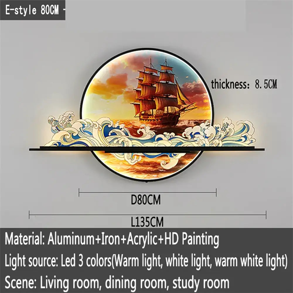 Artistic LED Wall Art Light | Modern Interior Lighting