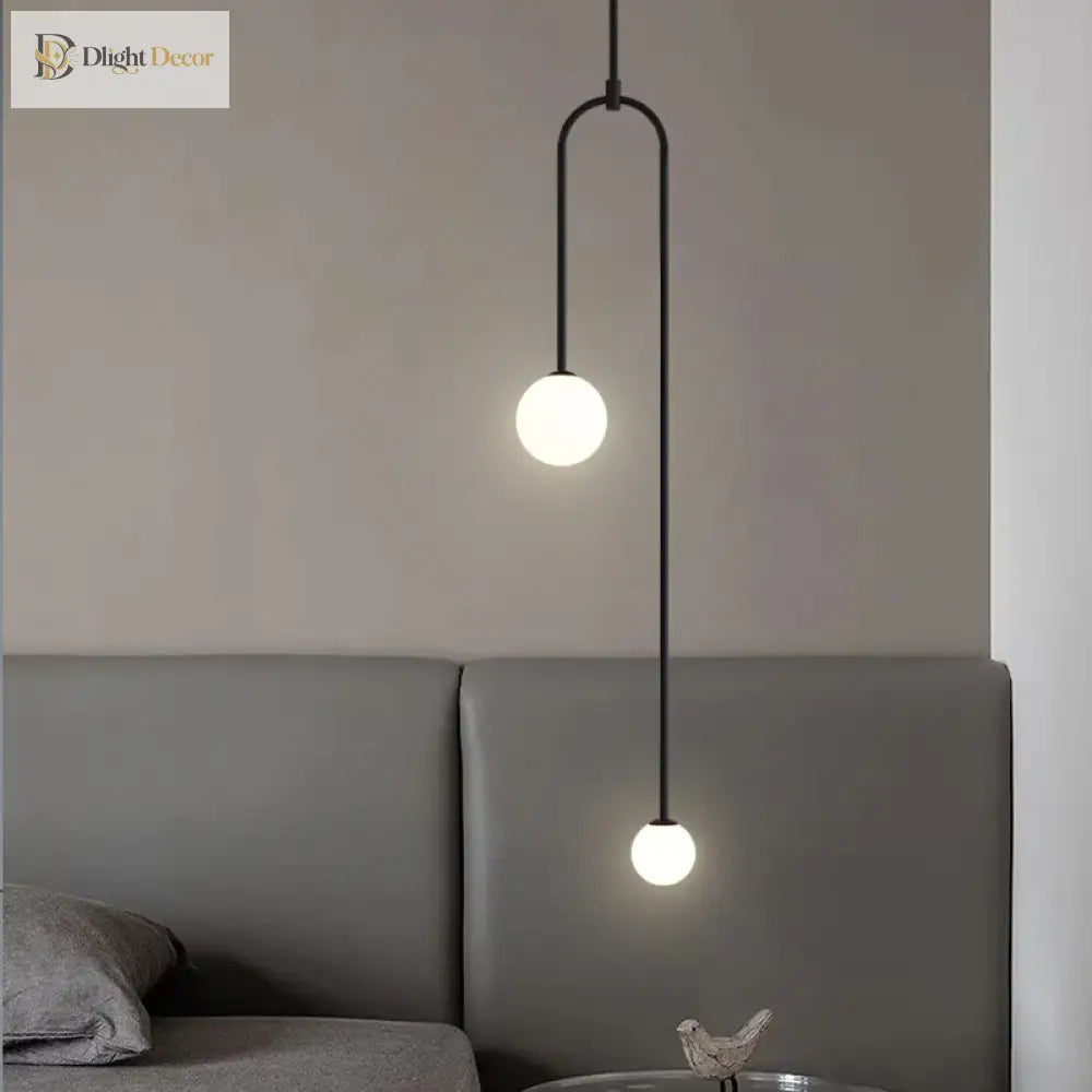 Ava Modern Glass Pendant Light | Dining Room Home Lighting