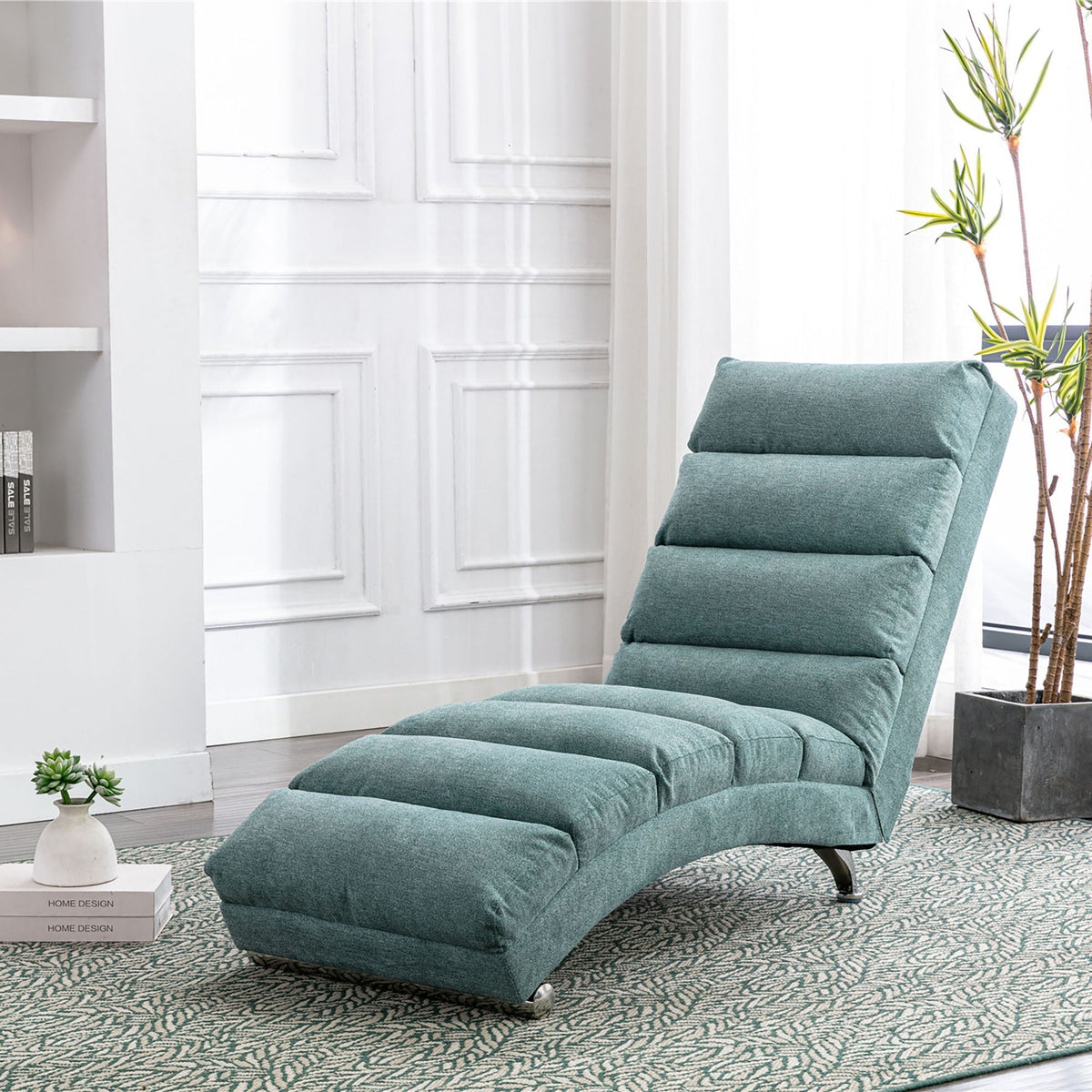 Ergonomic Electric Massage Chaise Lounge with Remote Control - Multiple Colors
