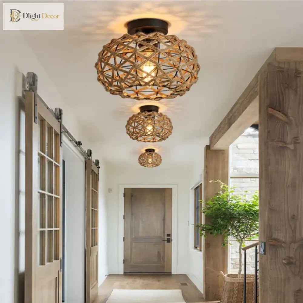 Boho Flush Mount Light | Bedroom &amp; Bedside Lighting