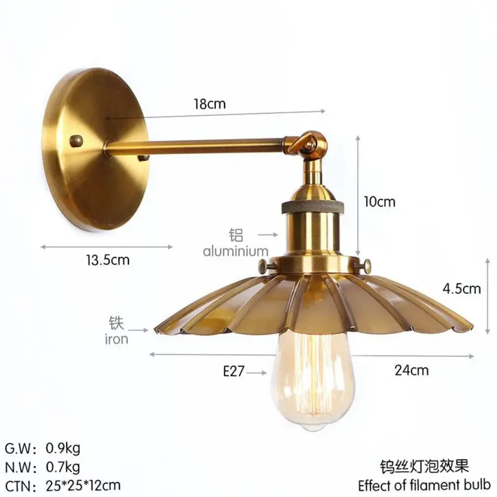 Bronwyn Vintage Wall Sconce | Bedroom &amp; Hallway Lighting