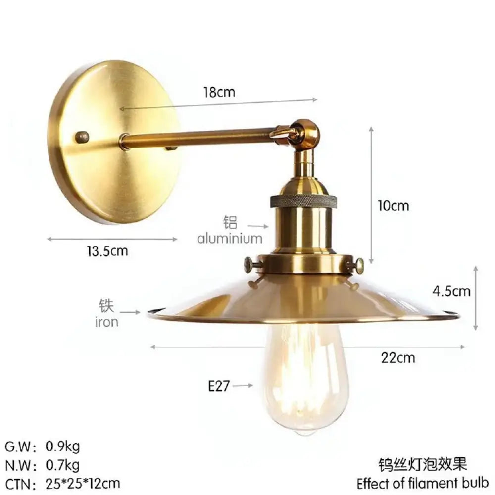 Bronwyn Vintage Wall Sconce | Bedroom &amp; Hallway Lighting