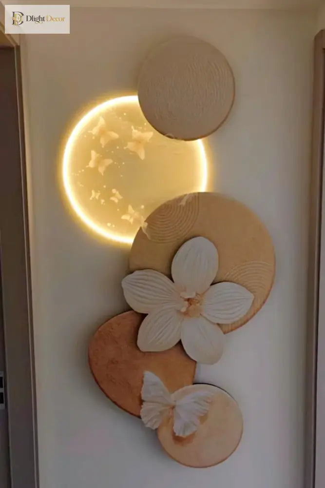 Butterfly LED Wall Art Light | Modern Interior Lighting