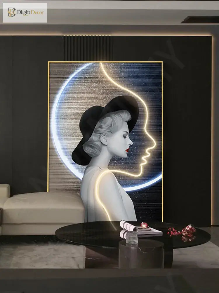 Ceramic LED Wall Art Light | Modern Interior Home Lighting