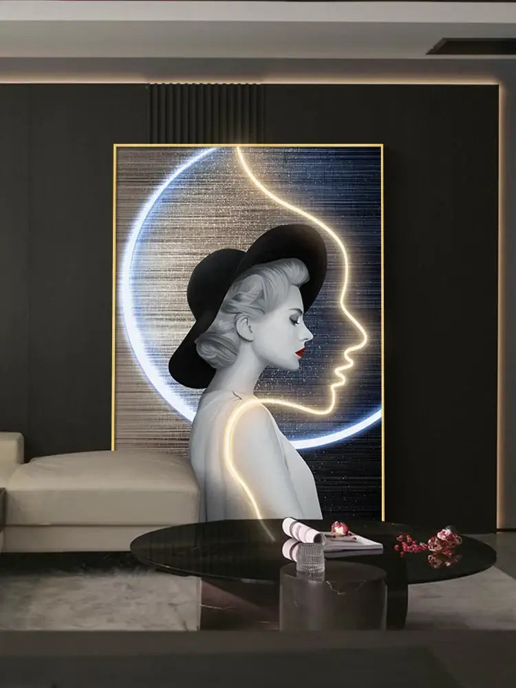 Ceramic LED Wall Art Light | Modern Interior Home Lighting