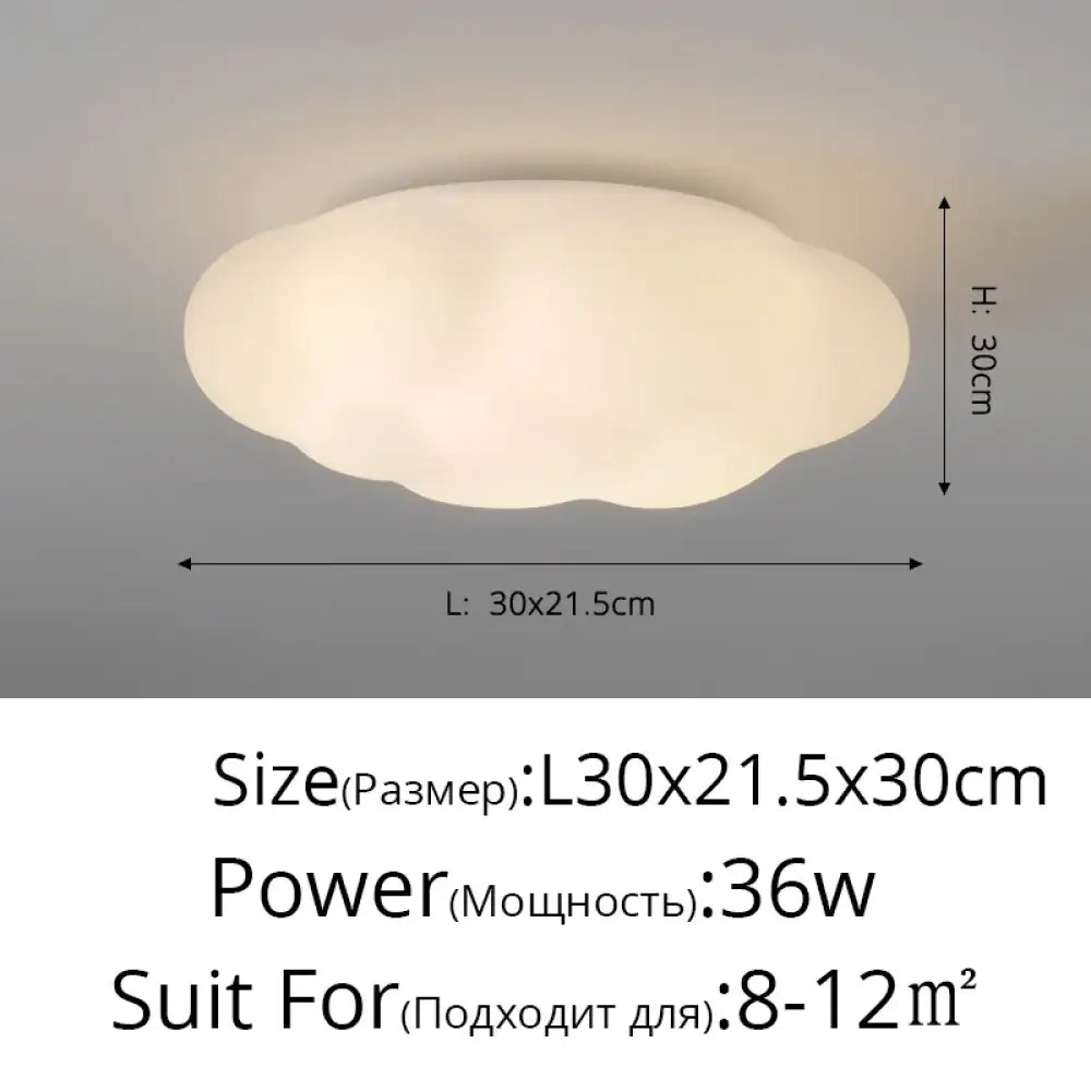 Clouds LED White Chandelier | Modern Dining Room Lighting