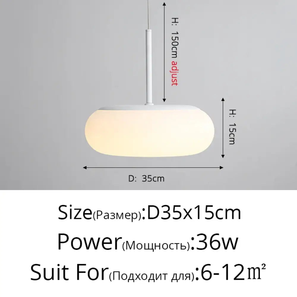 Clouds LED White Chandelier | Modern Dining Room Lighting