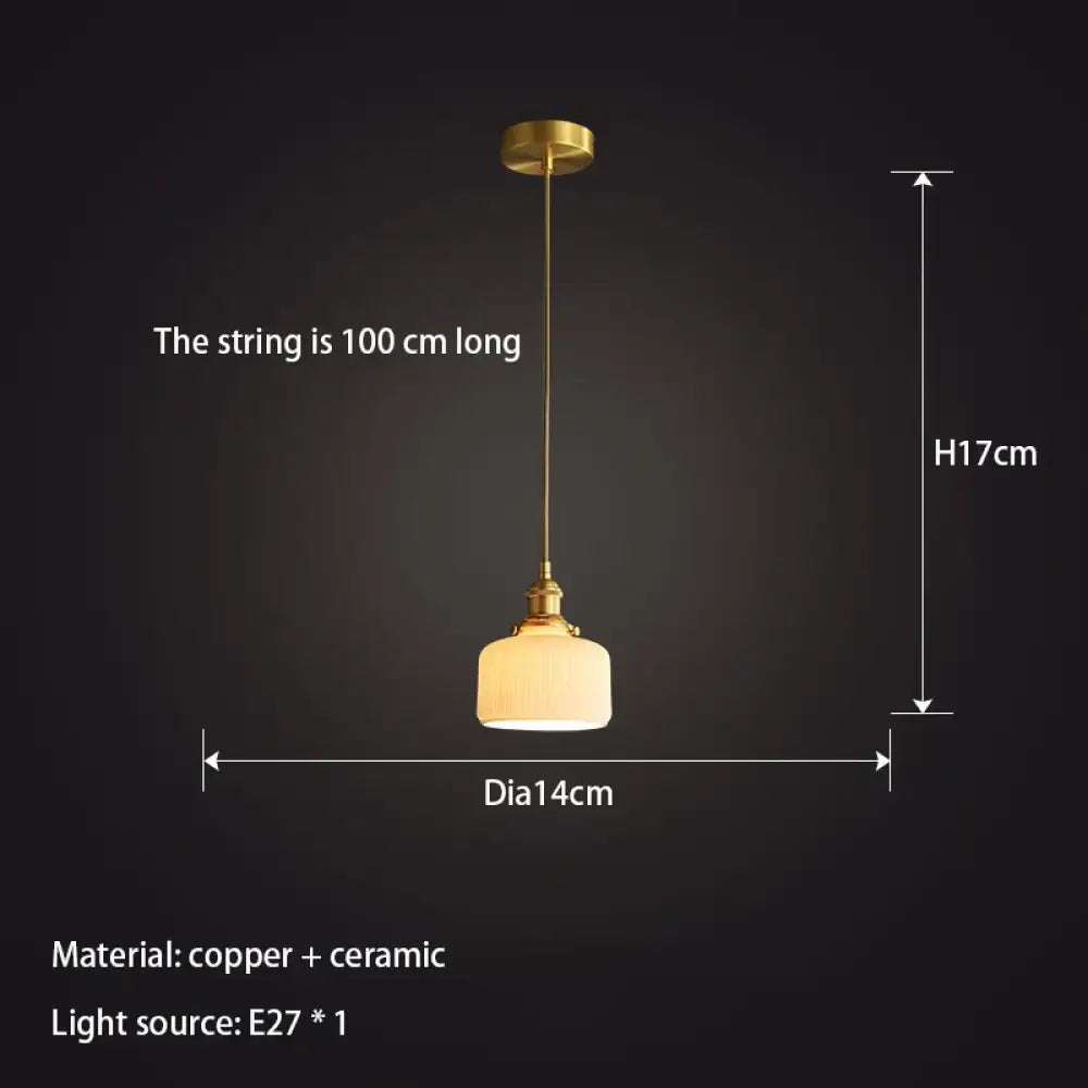 Copper Ceramic Chandelier | Bedroom &amp; Bedside Lighting