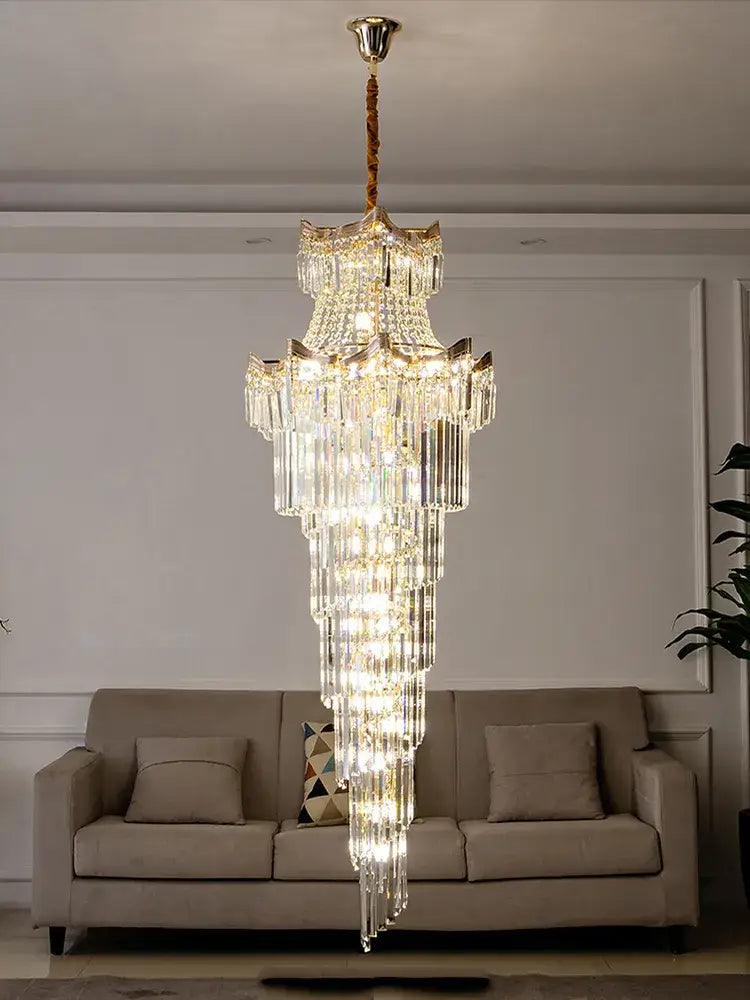 Crystal Signature Chandelier | Living Room Home Lighting