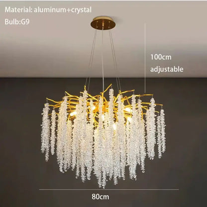 Crystal Wall Sconce | Modern Bedroom &amp; Hallway Lighting