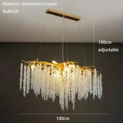Crystal Wall Sconce | Modern Bedroom &amp; Hallway Lighting
