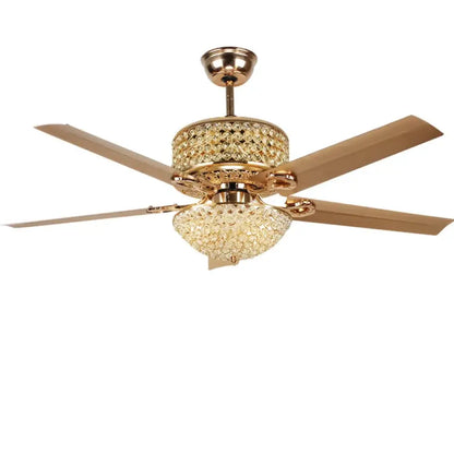 Crystal Wood Chrome Chandelier | Modern Bedroom Lighting