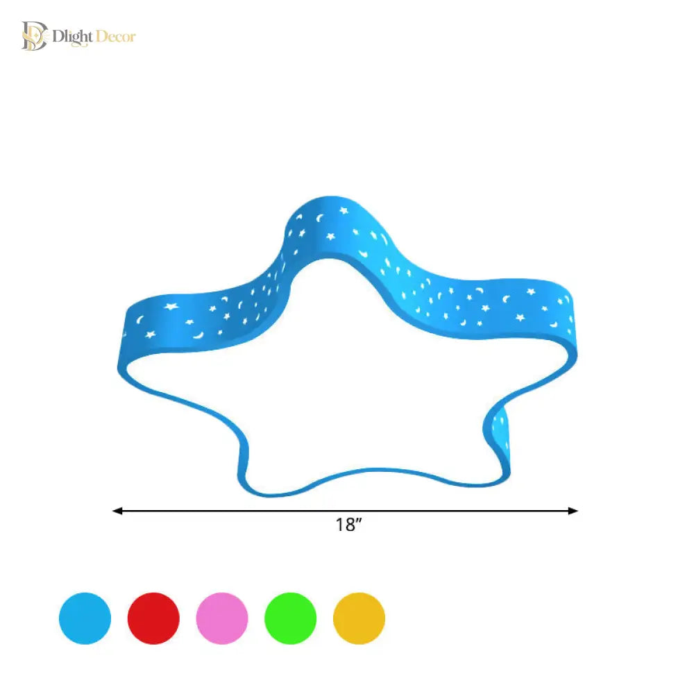 Dazzling LED Flush Mount Light | Kids&