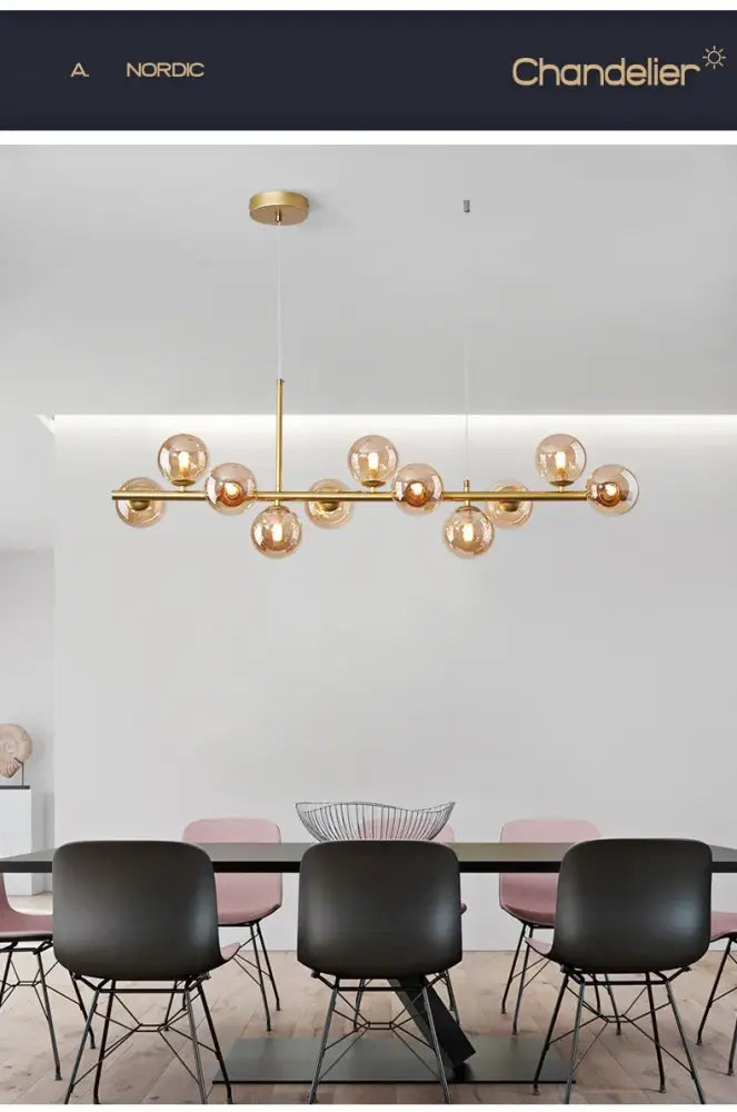 Warm Glass Ball Pendant